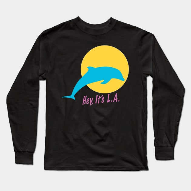 Dolphin Long Sleeve T-Shirt by HarmonyDesign